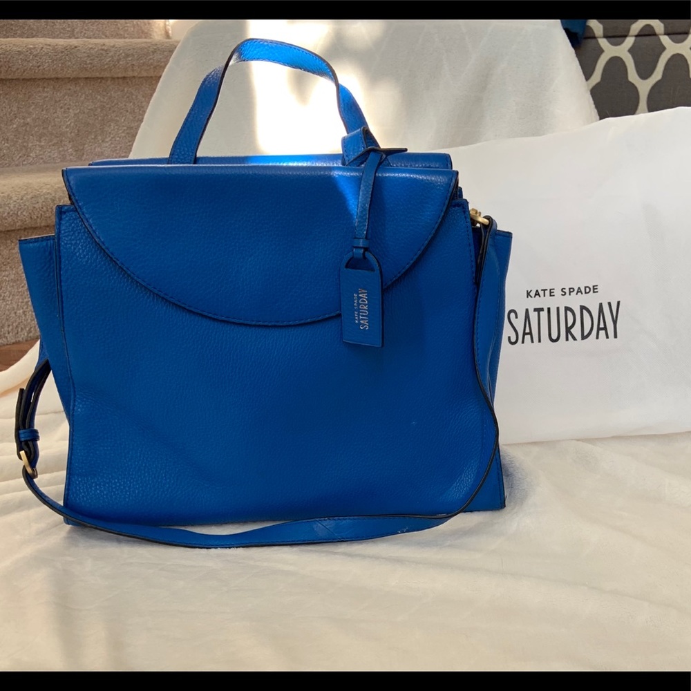 Kate Spade ♠️ Saturday cobalt blue handbag